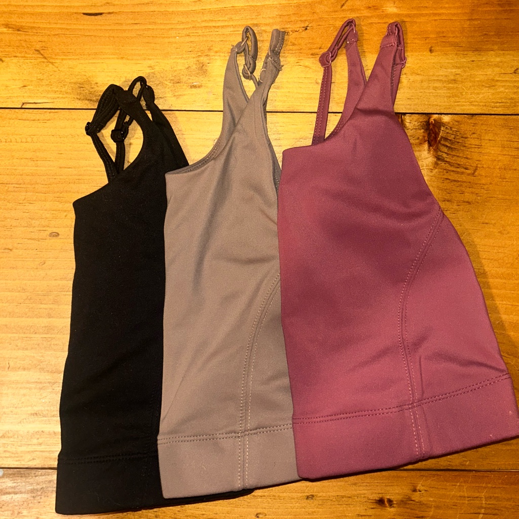 Balance Athletic (Vitality) Halter Sports Bra Black Tan Pink Women’s Size Small